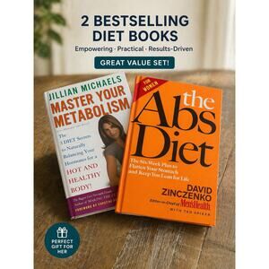 Jillian Michaels Master Your Metabolism & The Abs Diet Hardcover Bundle Set